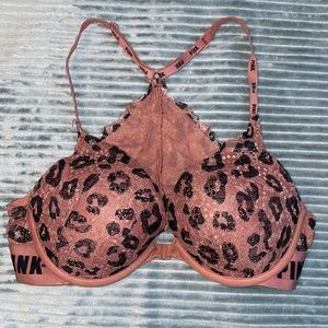 COPY - Pink Animal Print Bra Sz 34C